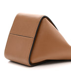 Silky Calfskin Mini Rider's Top Handle Bag Teak