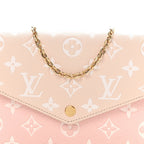Empreinte Spring in the City Felicie Pochette Chain Wallet Pink Beige Yellow