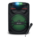 Portable 12" Bluetooth Party Speaker with Disco Lights