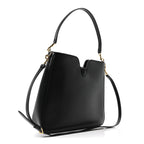 Smooth Calfskin Medium Camille 16 Soft Bag Black