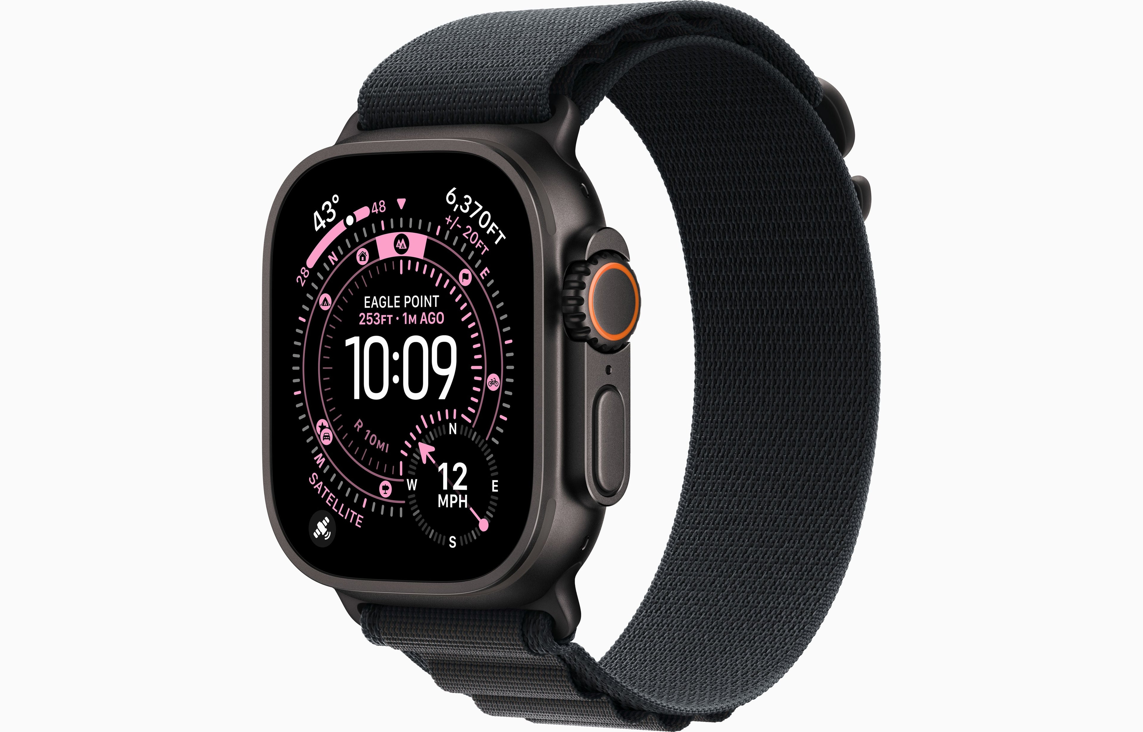 Apple Watch Ultra 3 GPS + Cellular 49mm Natural Titanium Case with Natural Titanium Milanese Loop