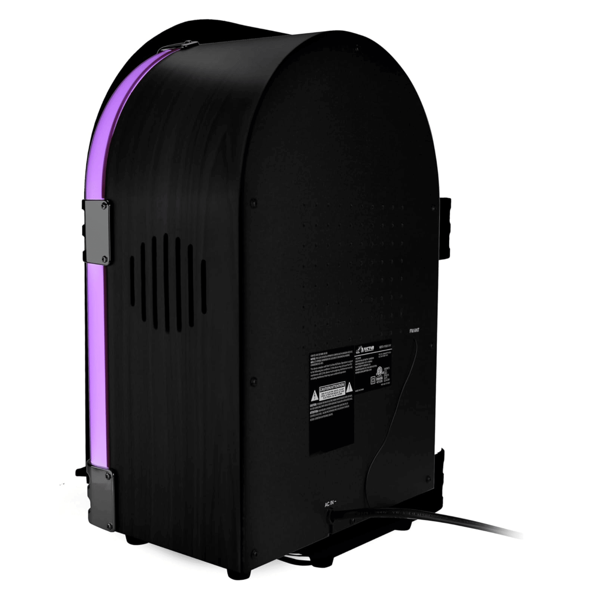 Broadway II Desktop CD Jukebox with Multi-Color LED Lighting