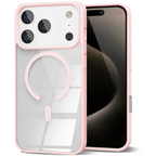 Entronix [Magnetic] Case Compatible with iPhone 17 Pro - [Clear Back] Soft Matte Frame