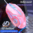 3200DPI G5 Mechanical E-Sports Wired Mouse For Computer Mouse Gamer Rechargeable Backlight Silent Office USB Mouse For Laptop