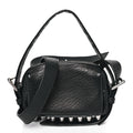 Primal Lambskin Mini Ricco Shoulder Bag Black