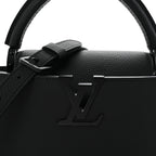 Taurillon Capucines East West MM Matte Black