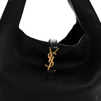 Grained Deerskin Bea Tote Black