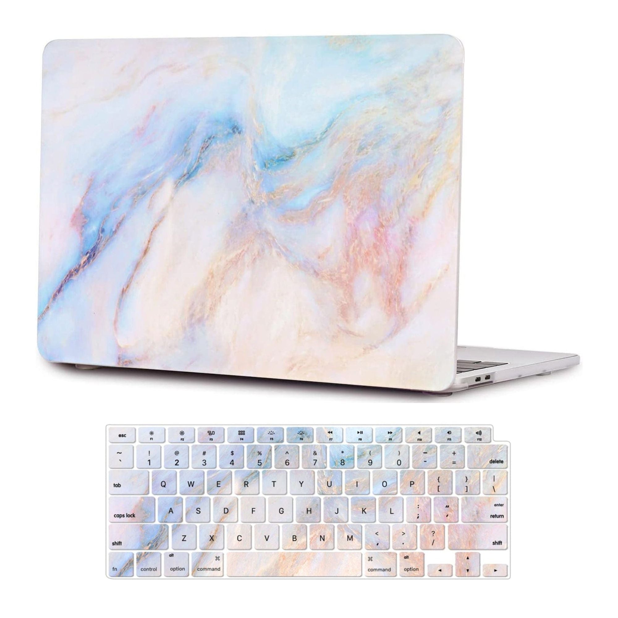 SAHARA - Hybrid-Flex Arts Case for Apple MacBook Pro 16" Laptops - Blue Marble