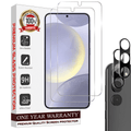 Entronix Clear Screen Protector & Camera Lens Protector Compatible with Galaxy S21 - 4-Piece Combo