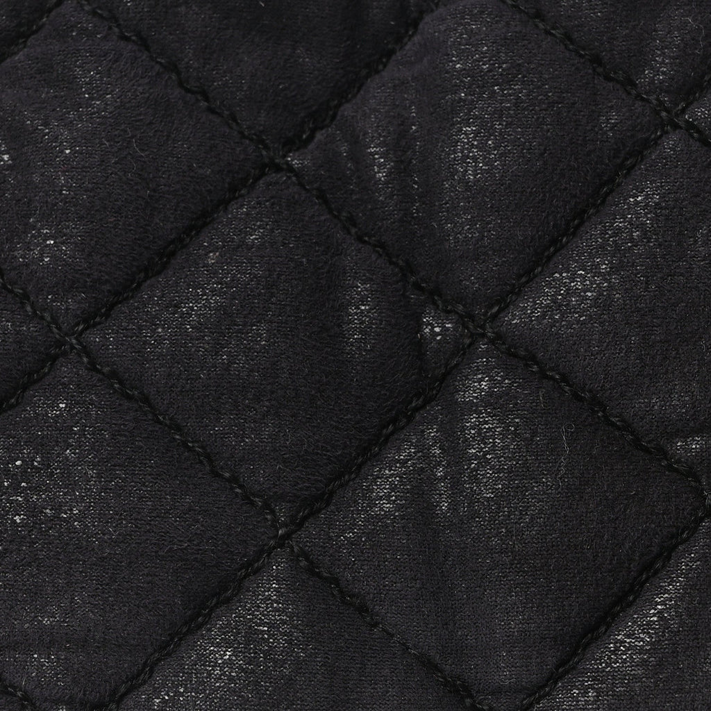 Shaggy Deer Quilted Falabella Shoulder Bag Black