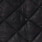 Shaggy Deer Quilted Falabella Shoulder Bag Black