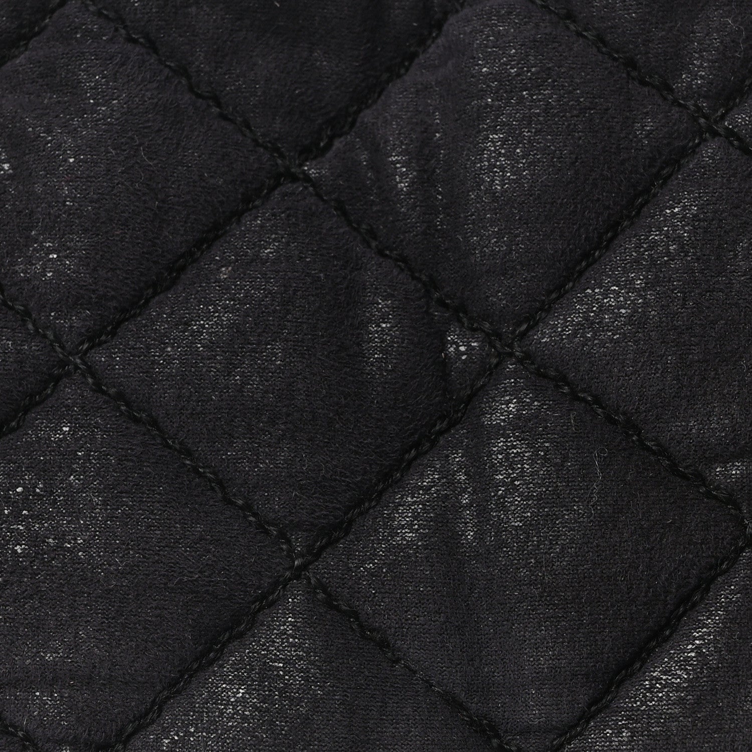 Shaggy Deer Quilted Falabella Shoulder Bag Black