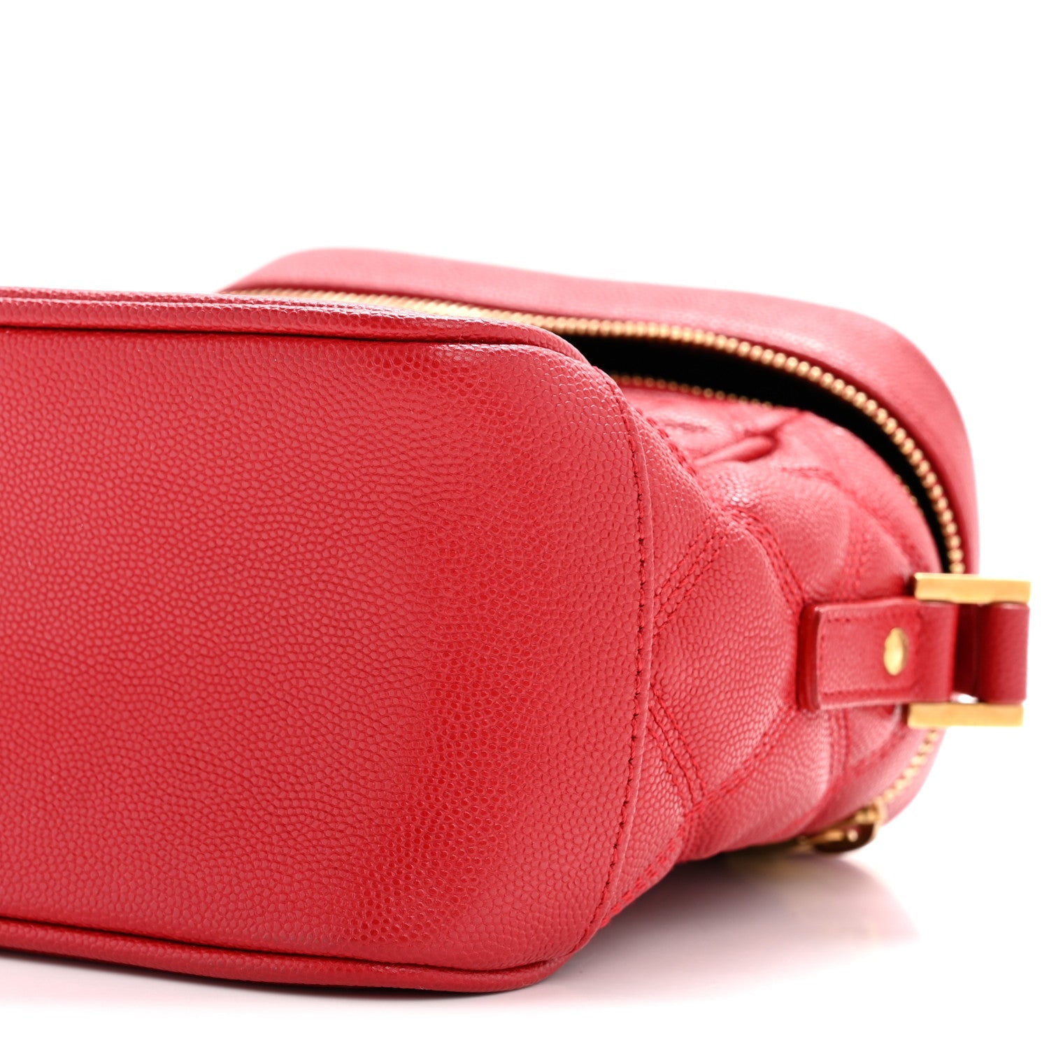 Grain de Poudre Quilted 80's Vanity Bag Rouge Eros