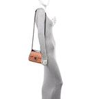 Calfskin Quilted Small Prestige Top Handle Flap Pink