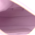 Shiny Caviar Quilted Bow Pouch Hobo Light Purple