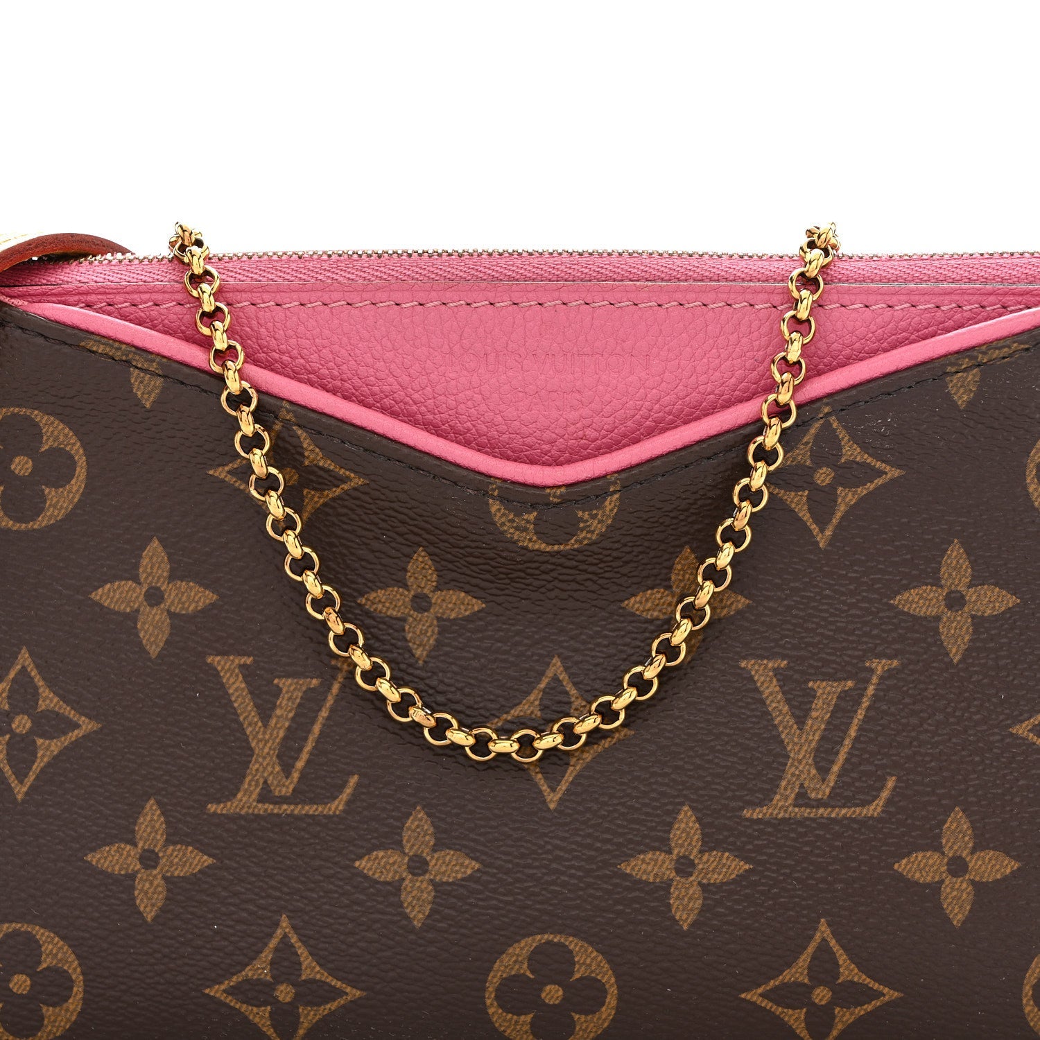 Monogram Pallas Clutch Rose Fizzy