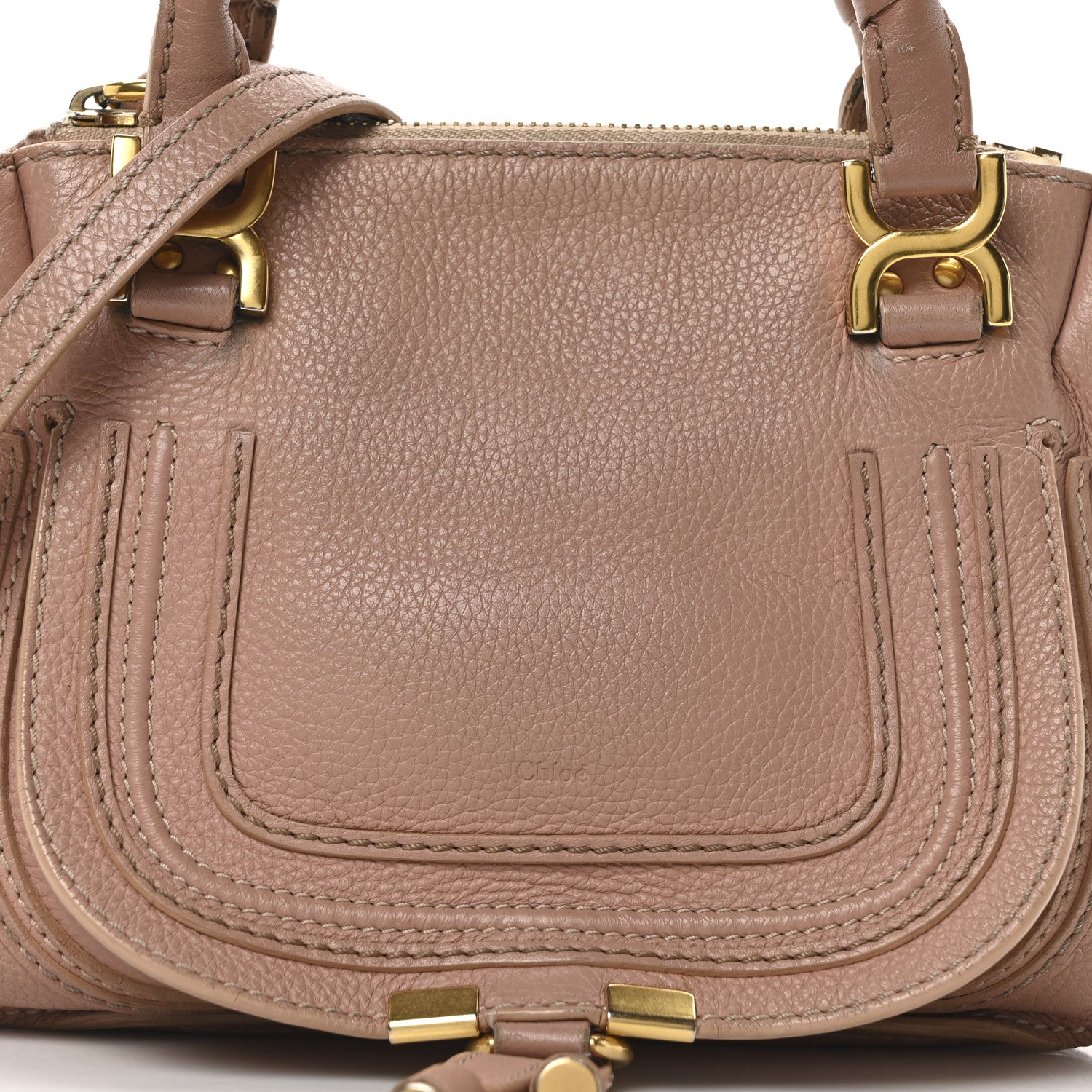 Calfskin Mini Marcie Satchel Light Pink