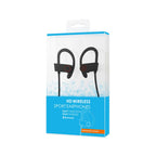 Universal Sport Bluetooth Headphones With Hd Sound Quality And Sweat Proof In Black
