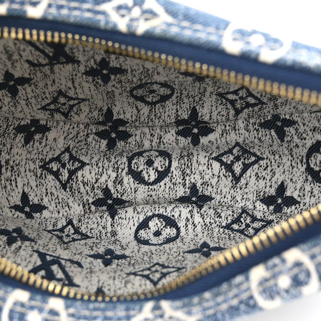 Monogram Jacquard Denim Loop Bleu
