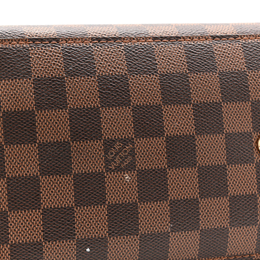 Damier Ebene LV Riverside Lie De Vin