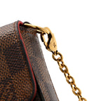 Damier Ebene Pochette Felicie Chain Wallet