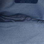 Canvas Fringe Hug Shoulder Bag Blue