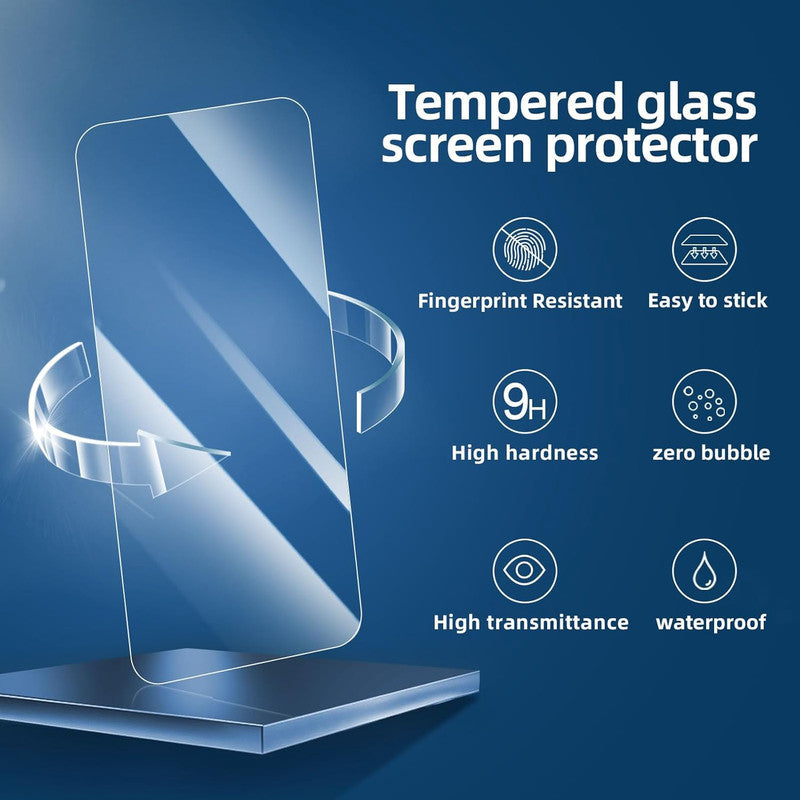 Entronix Bundle Compatible with iPhone 17 Air - [Magnetic] Translucent Matte Case & 2 Clear Screen Protectors