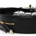 Lambskin Quilted CC In Love Heart Bag Black