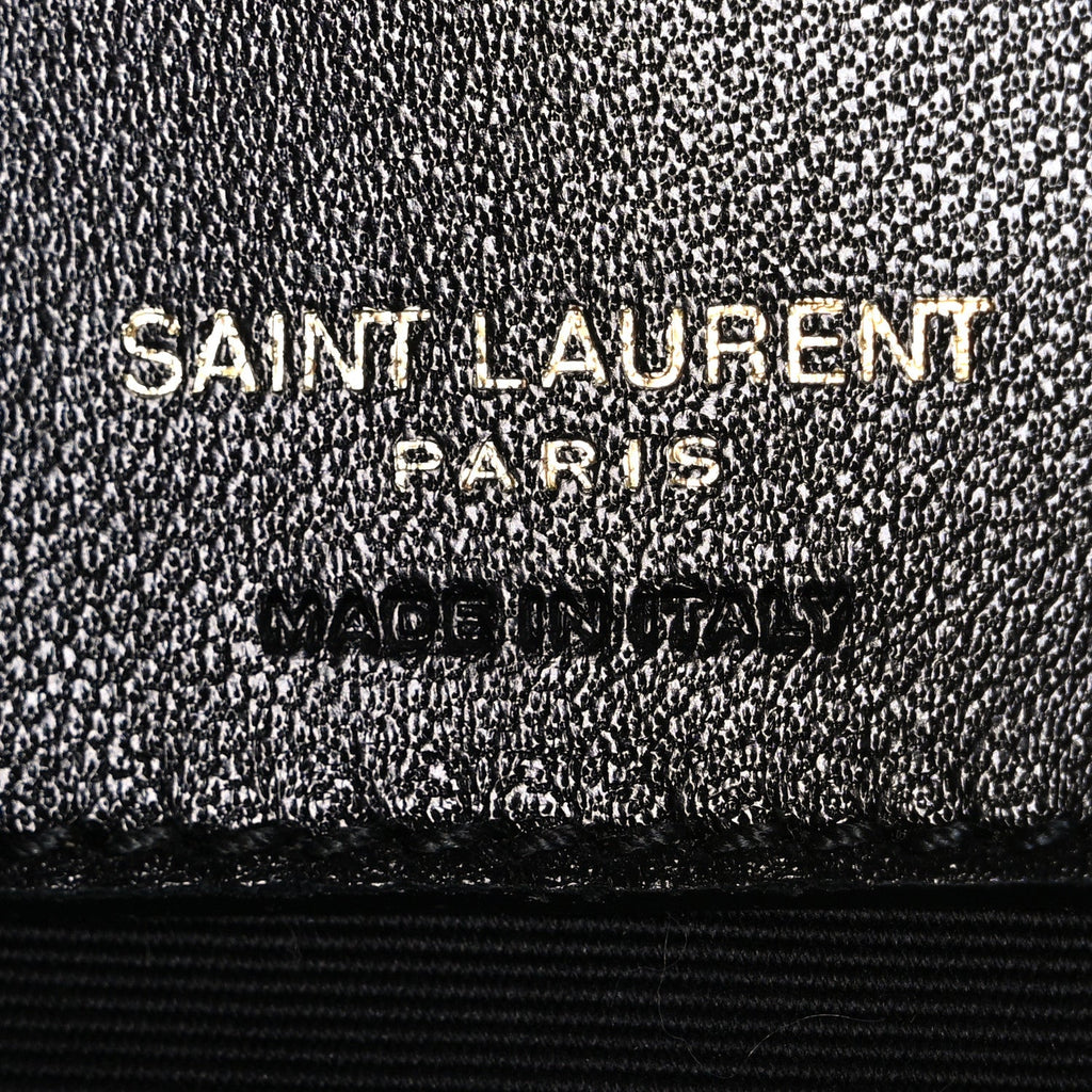 Lambskin Chevron Quilted Medium Loulou Black