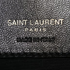 Lambskin Chevron Quilted Medium Loulou Black