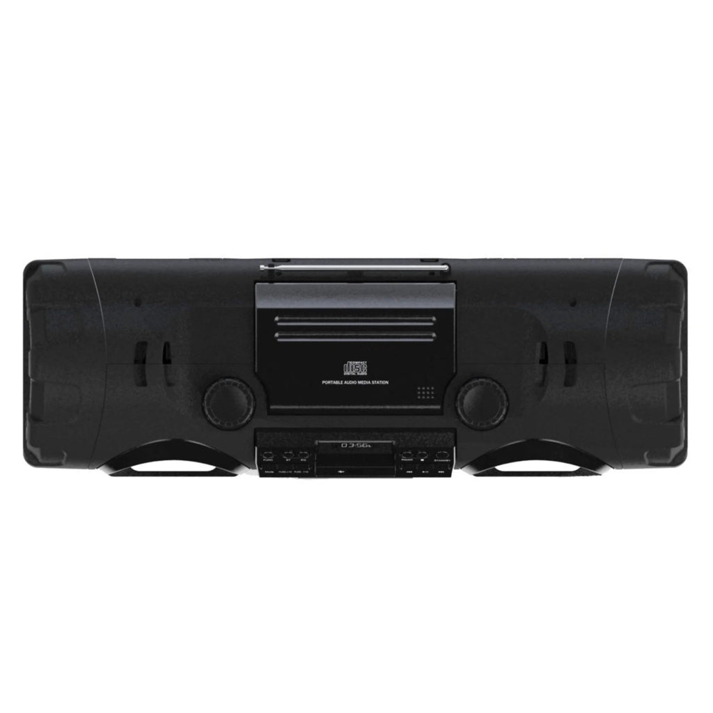 Dual Subwoofer Bluetooth Boombox