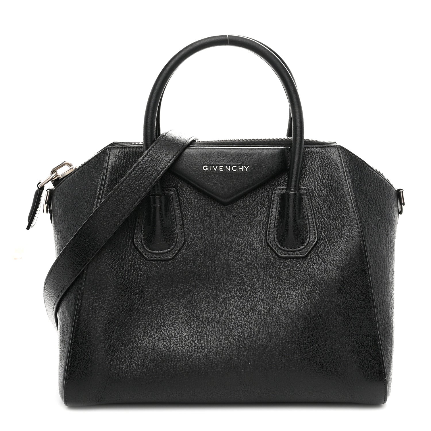 Sugar Goatskin Small Antigona Black