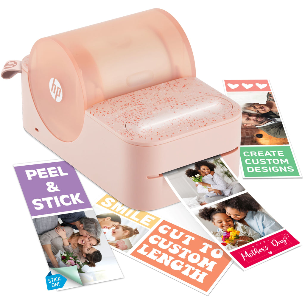 HP Sprocket Panorama Instant Label Printer & Photo Printer 2” x .5”- 9”