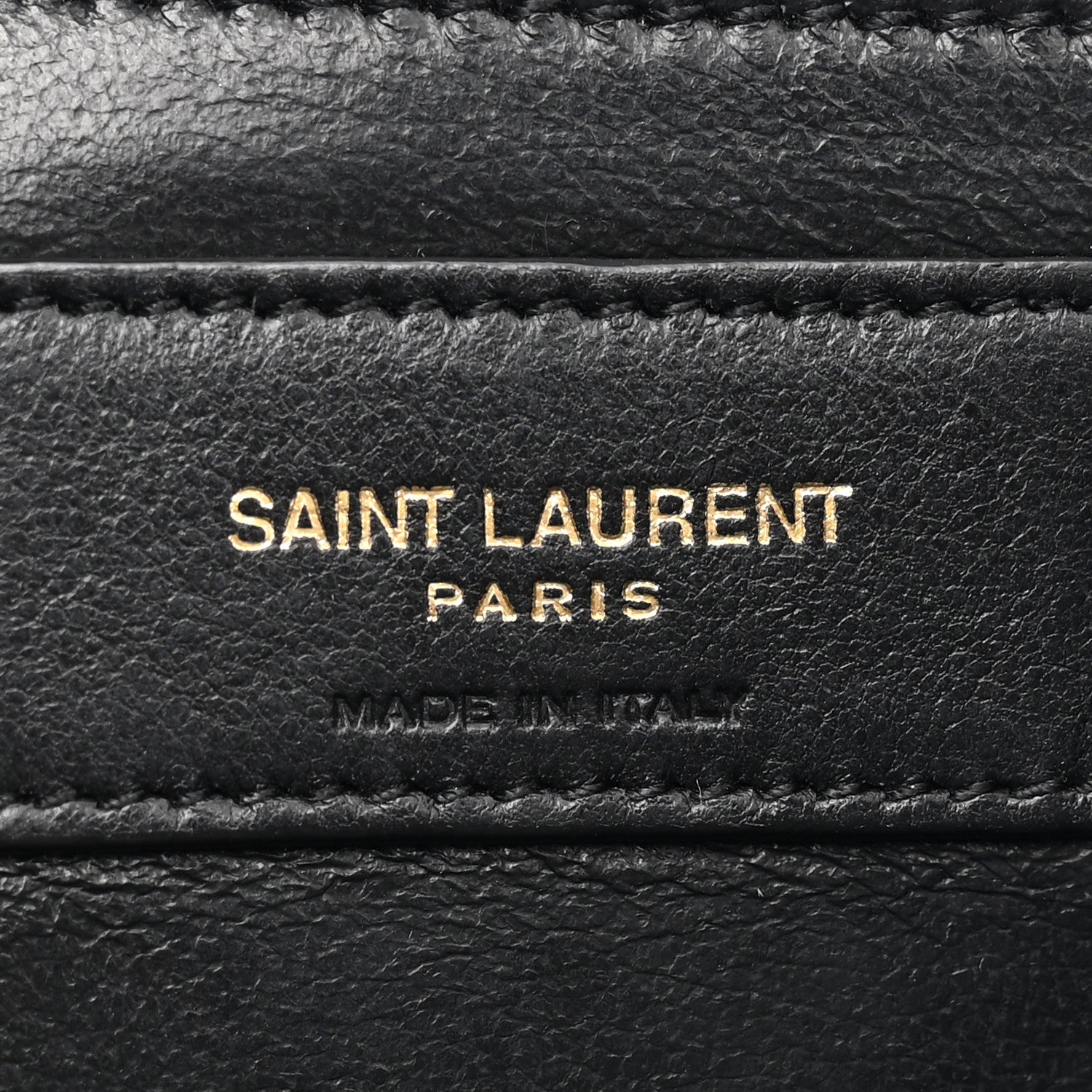 Lambskin Quilted Monogram Mini Nolita Black