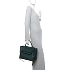 Grained Calfskin Mini Belt Bag Amazone