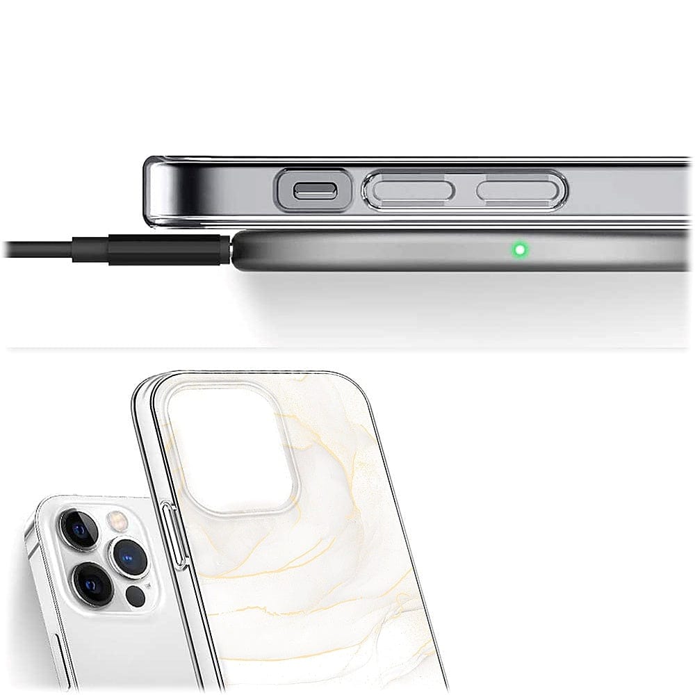 SAHARA - Inspire Series White Marble Case - iPhone 14 Pro Max - CP00367