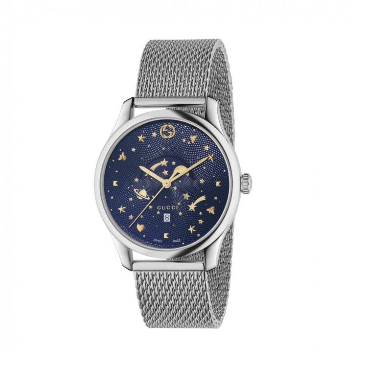 Gucci Watch G-Timeless Moon-Phase Blue Bracelet