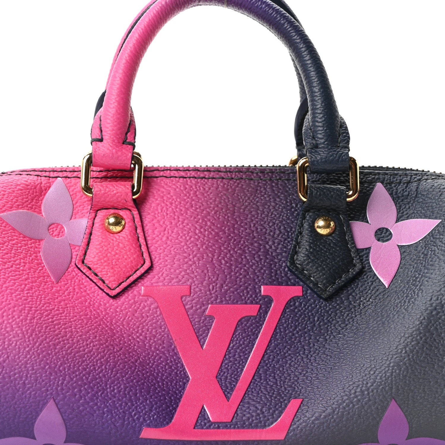 Monogram Giant Spring In The City Papillon BB Midnight Fuchsia