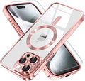 Entronix Bundle Compatible with iPhone 15 Pro Max - [Magnetic] Luxury Glossy Case & 1 Clear Screen Protector
