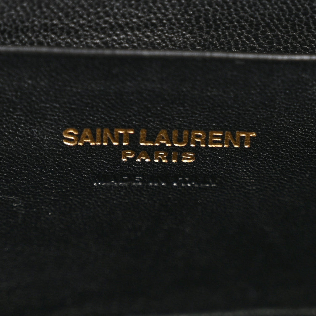 Grain De Poudre Matelasse Monogram Mini Lou Camera Bag Black
