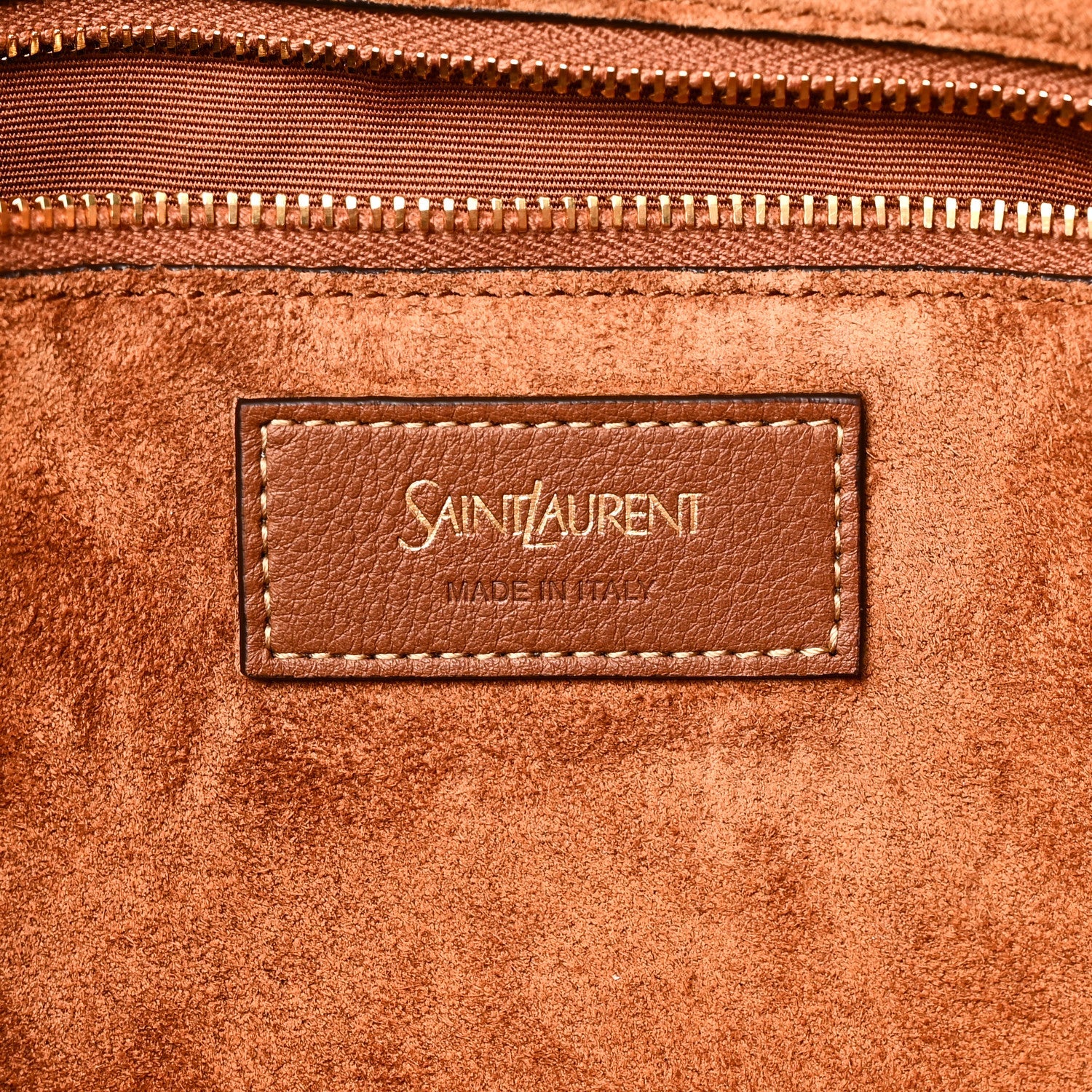 Calfskin Y Tote Brick