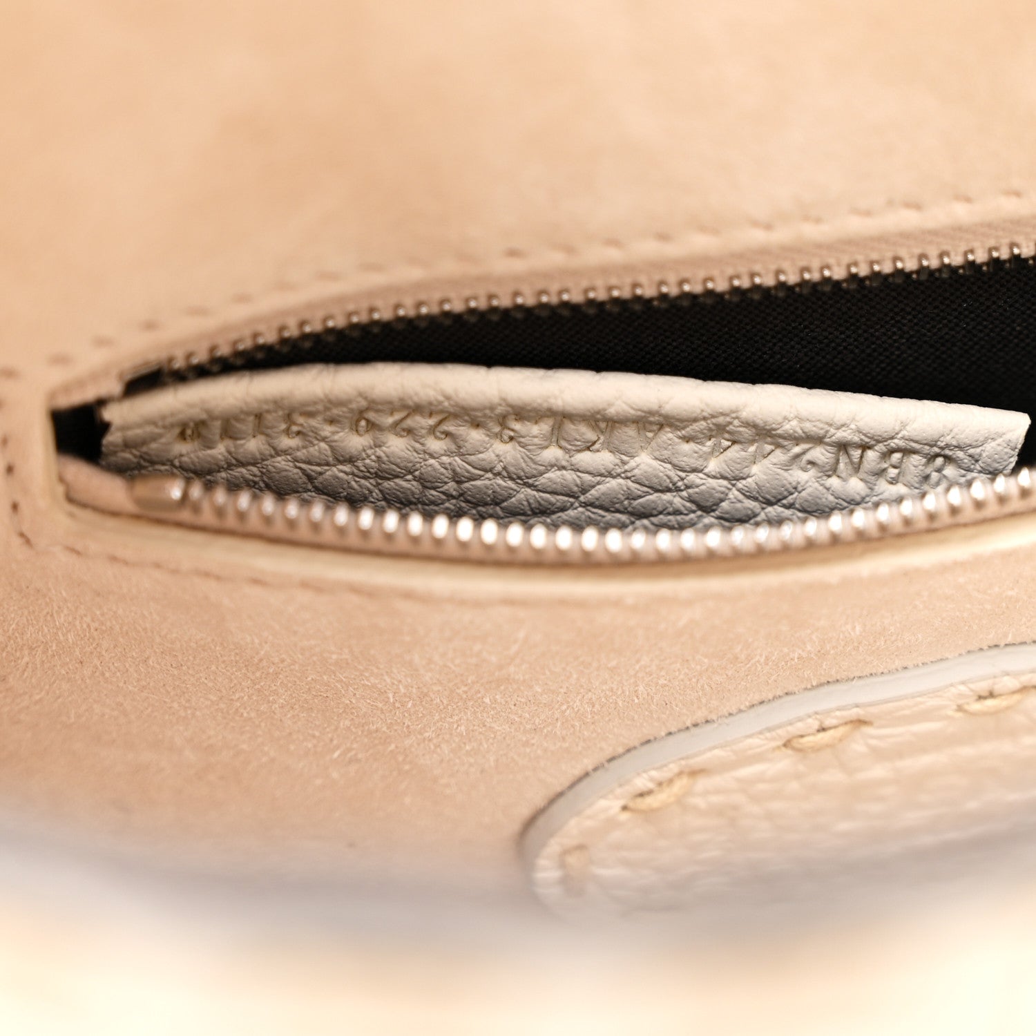 Cuoio Romano Snakeskin Selleria Mini Peekaboo Iconic Satchel White Stone
