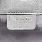 Lambskin Supple Macrocannage Small Ammi Bag Grey