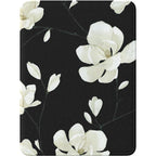 SAHARA - Indy Series Hand Strap Case for Amazon Kindle Paperwhite (11th Gen, 2021-2022) - Black Floral