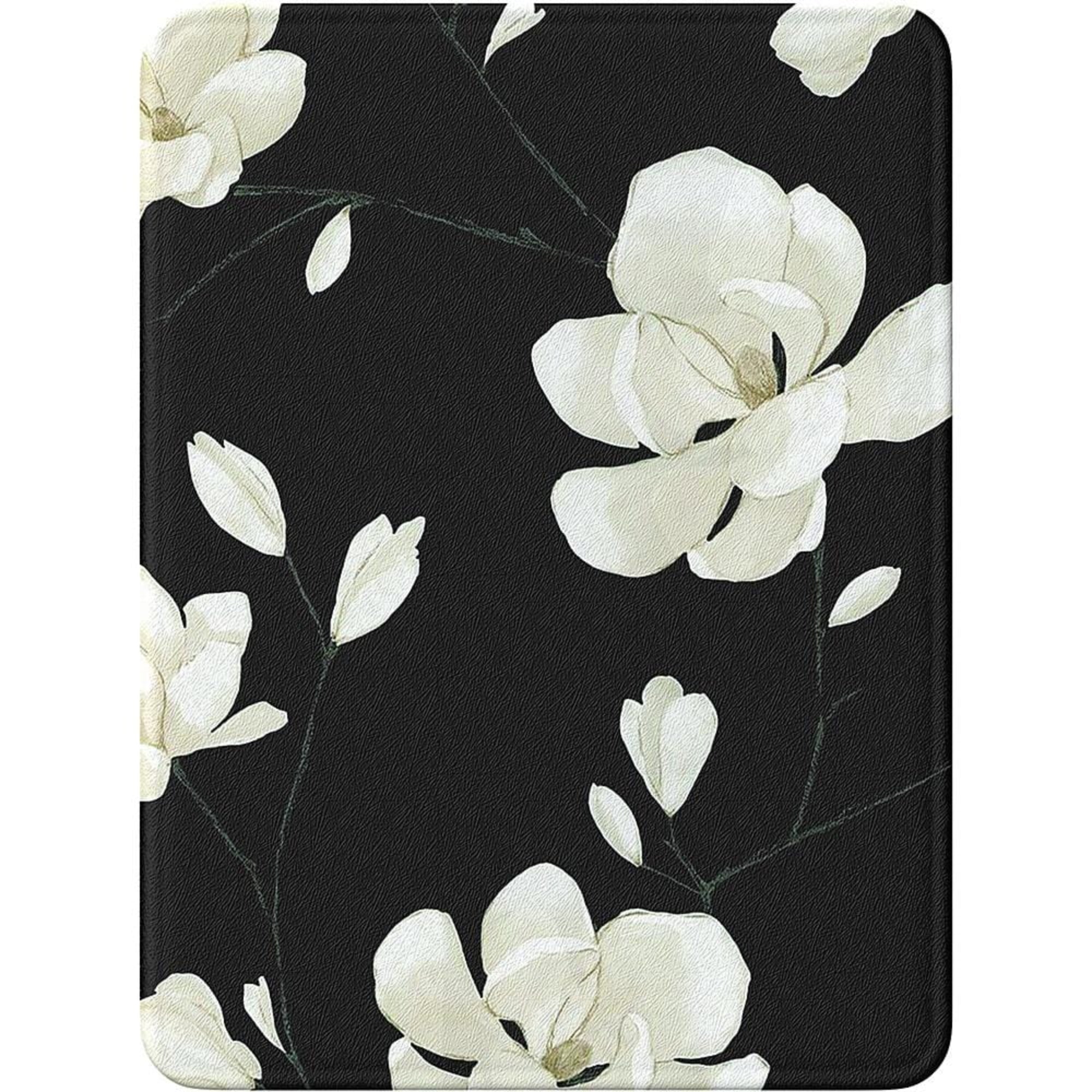 SAHARA - Indy Series Hand Strap Case for Amazon Kindle Paperwhite (11th Gen, 2021-2022) - Black Floral