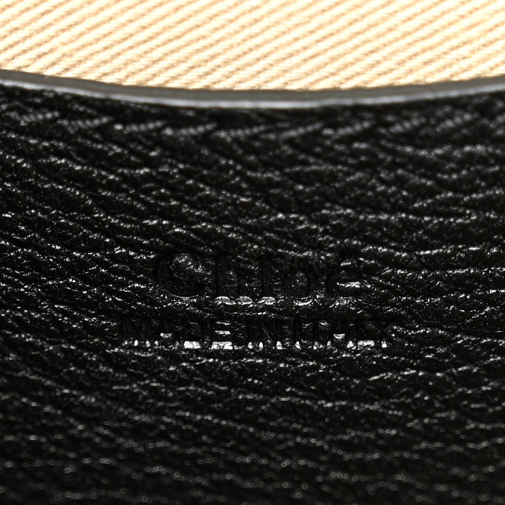 Grained Calfskin Large Tess Bag Black