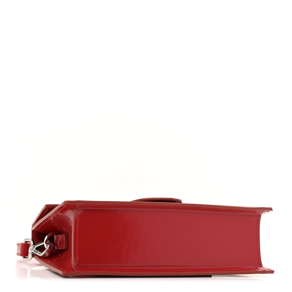 Glazed Calfskin Le Grand Bambino Red