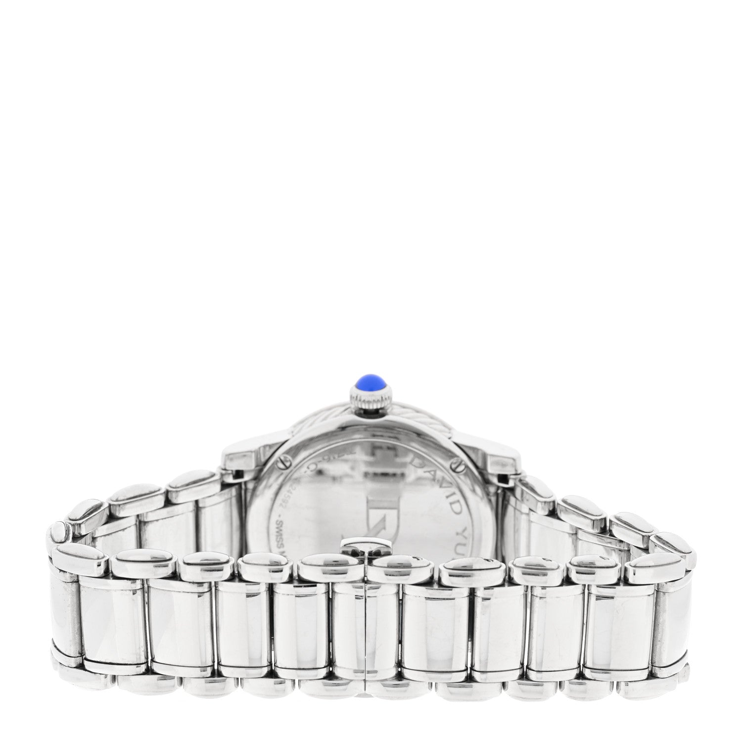 Stainless Steel Diamond Bezel Mother of Pearl 34mm Classic Quartz Watch