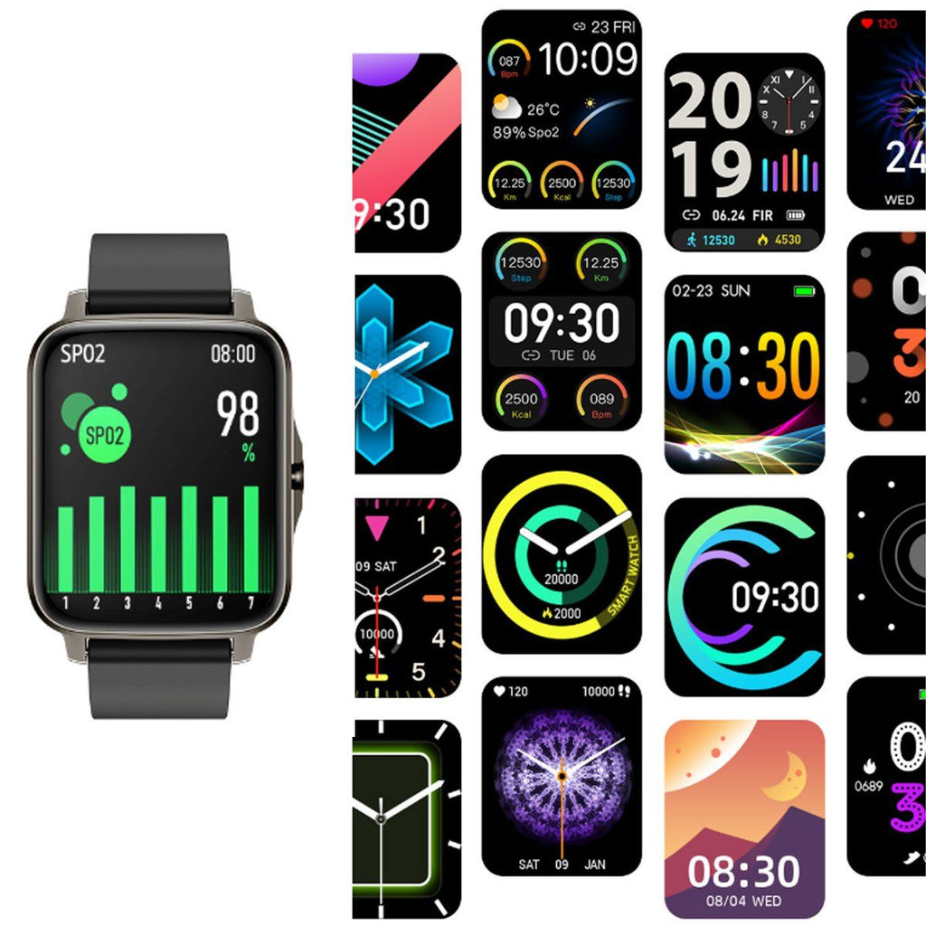 Lifestyle Smart Watch Heart Health Monitor And More - Silver Grey
