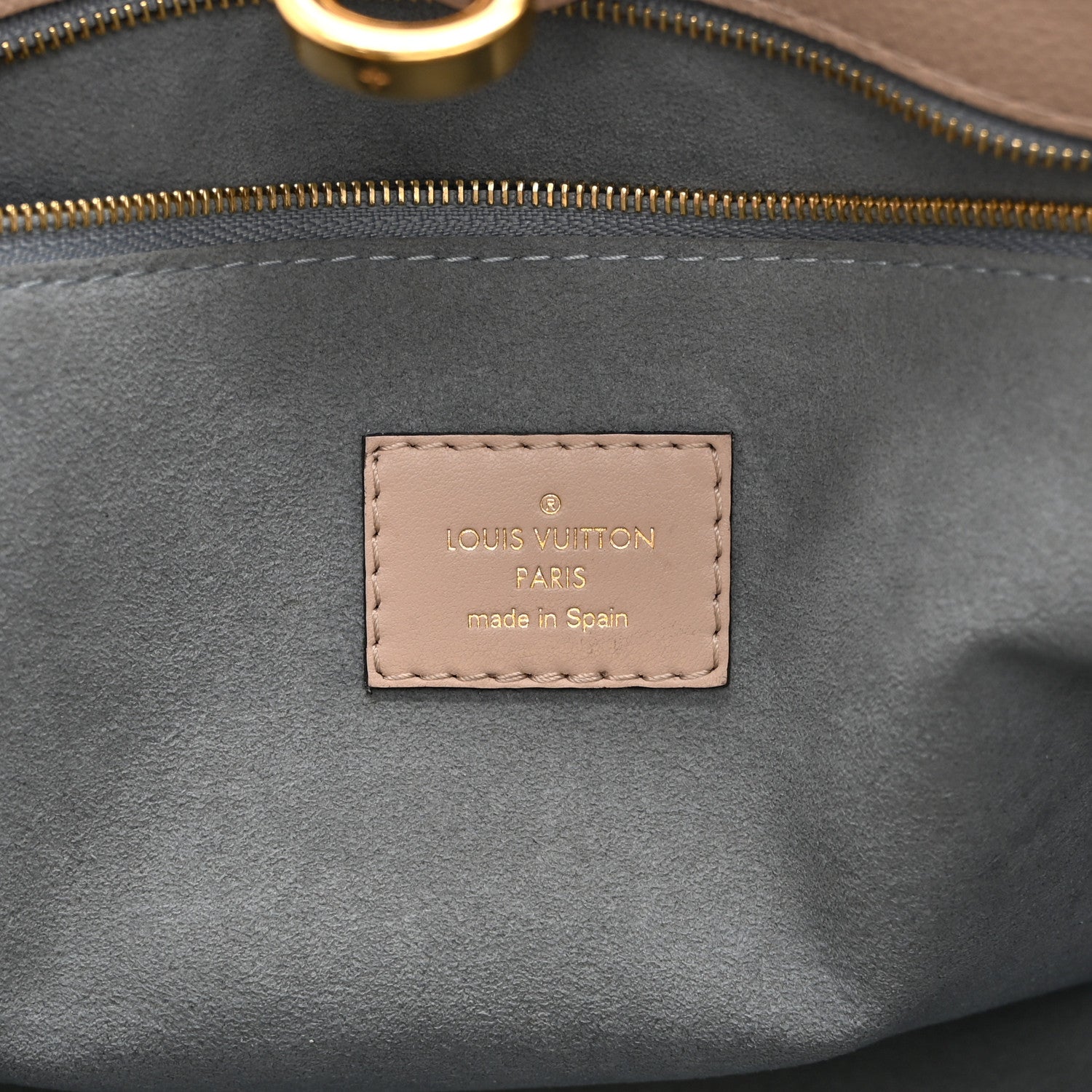 Calfskin Monogram On My Side PM Greige